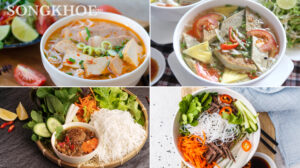 Thực đơn giảm cân với bún 7 ngày