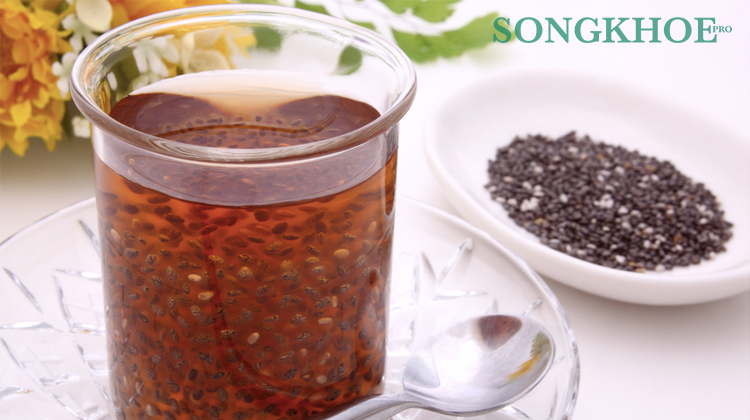 Cách làm trà bí đao hạt chia sương sáo giảm cân