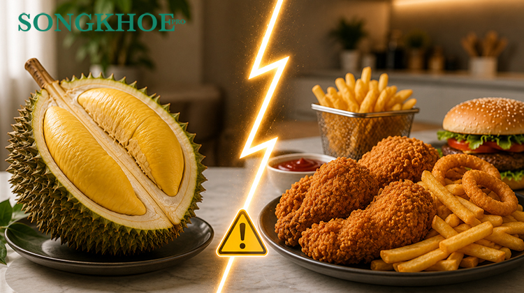 kỵ Thực phẩm nhiều dầu mỡ