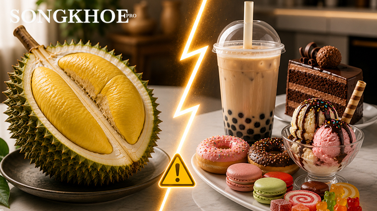 kỵ Thực phẩm quá ngọt