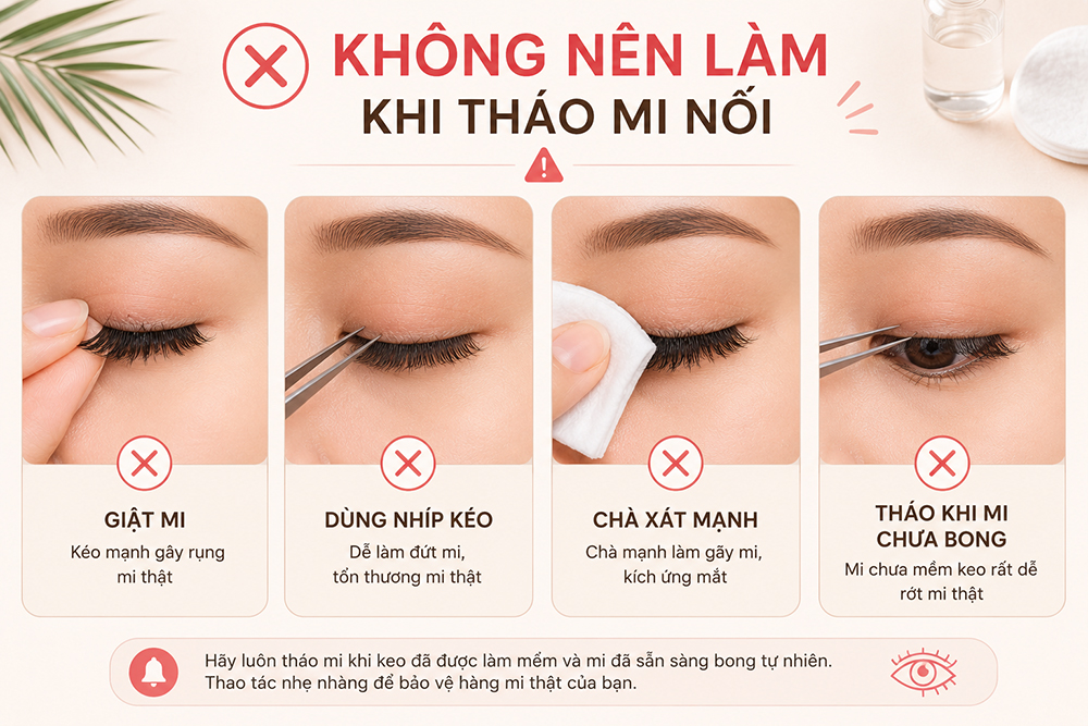 những việc không nên làm
