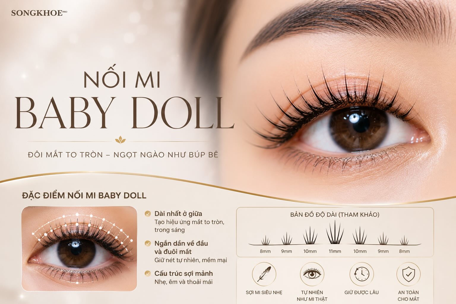Nối mi baby doll