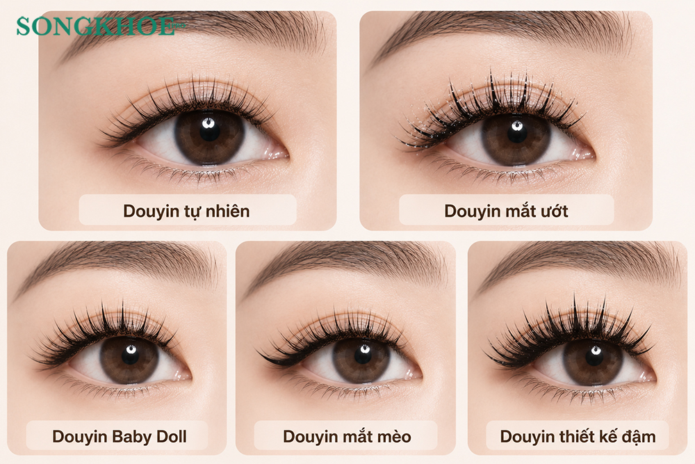 5 kiểu nối mi Douyin đẹp, dễ ứng dụng